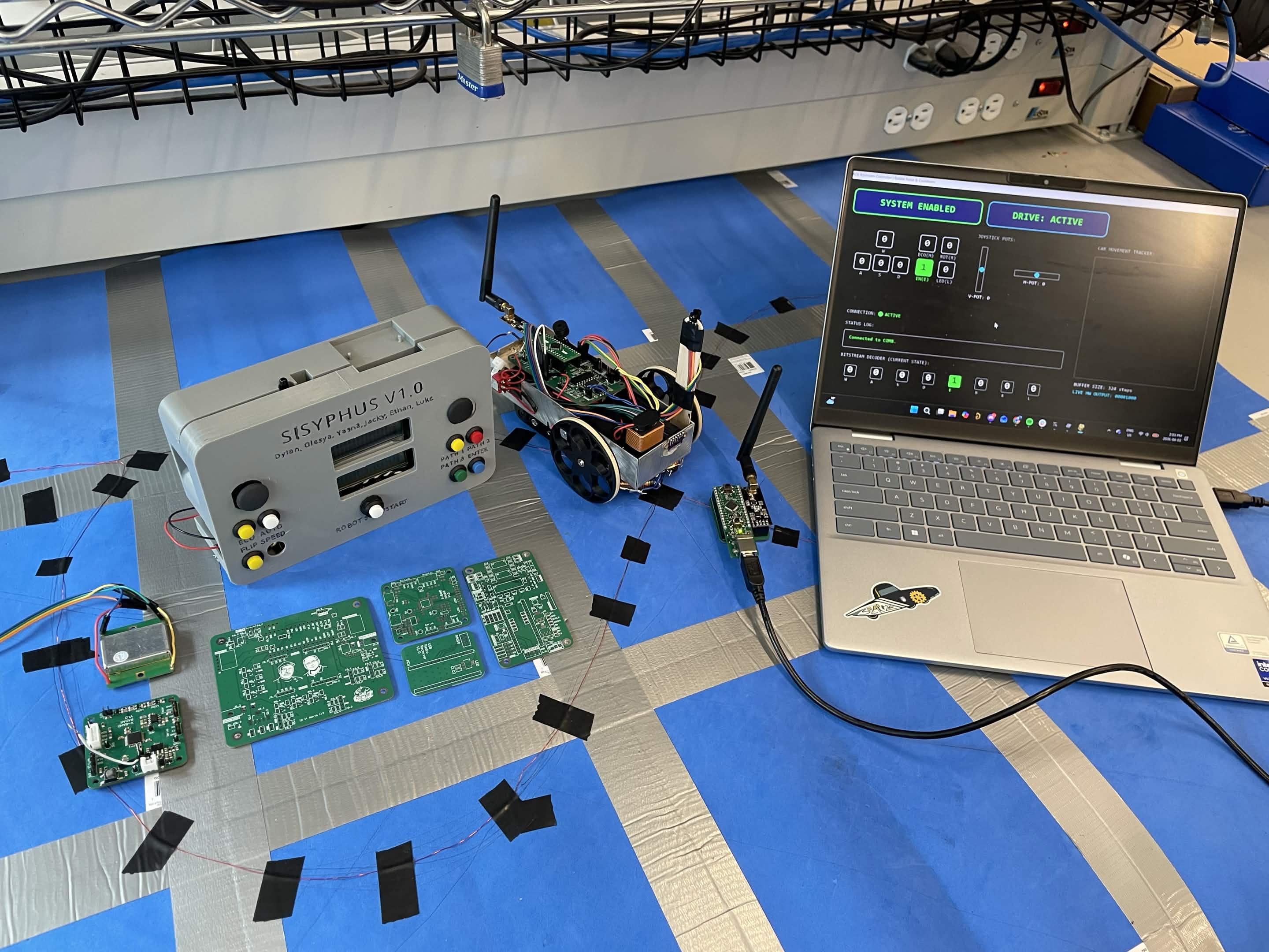Autonomous Multi-PCB Car and Controller