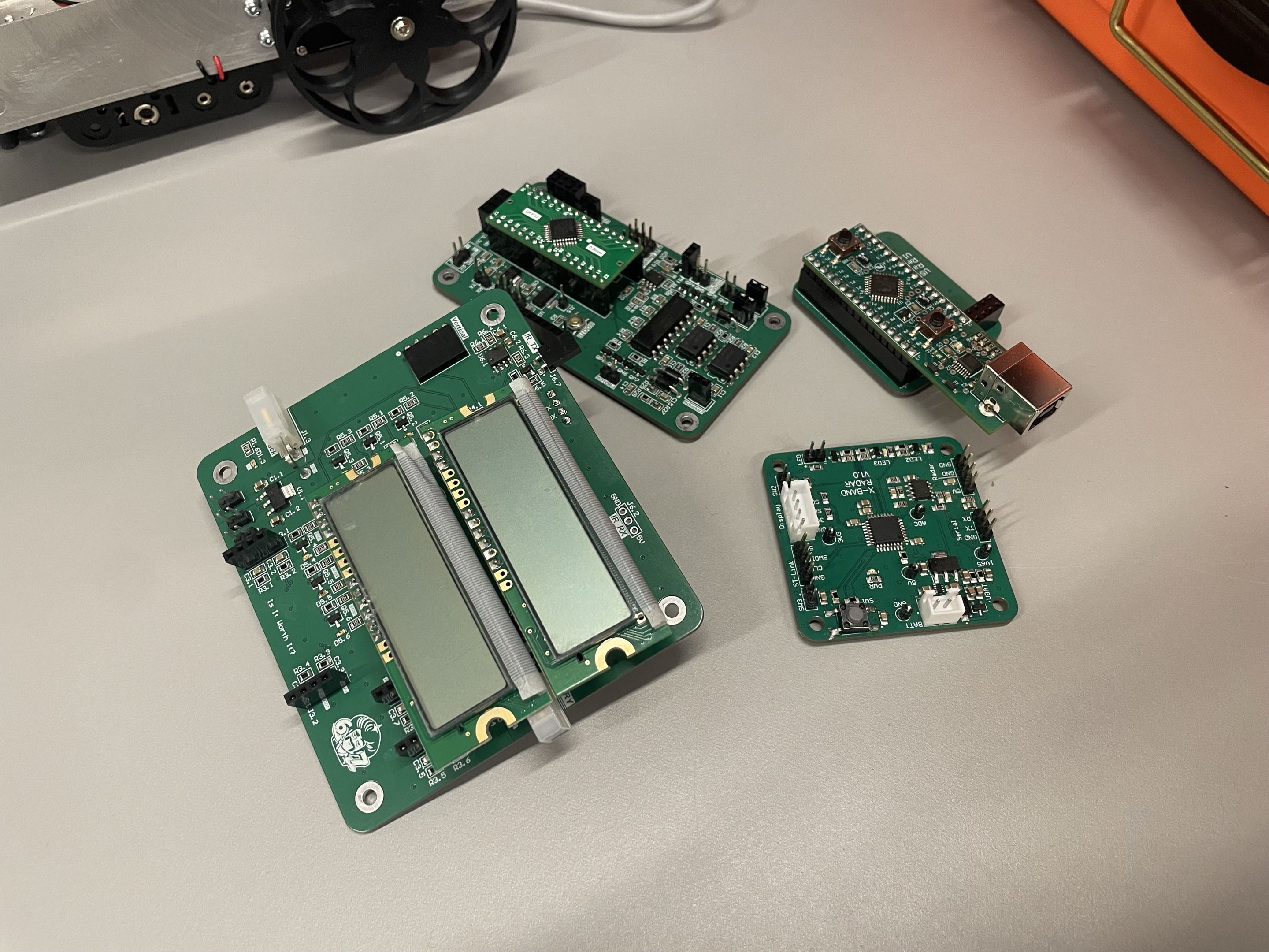 All 4 PCBs